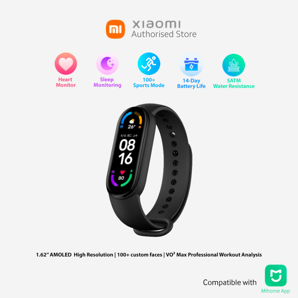 Smart watch discount mi band 4