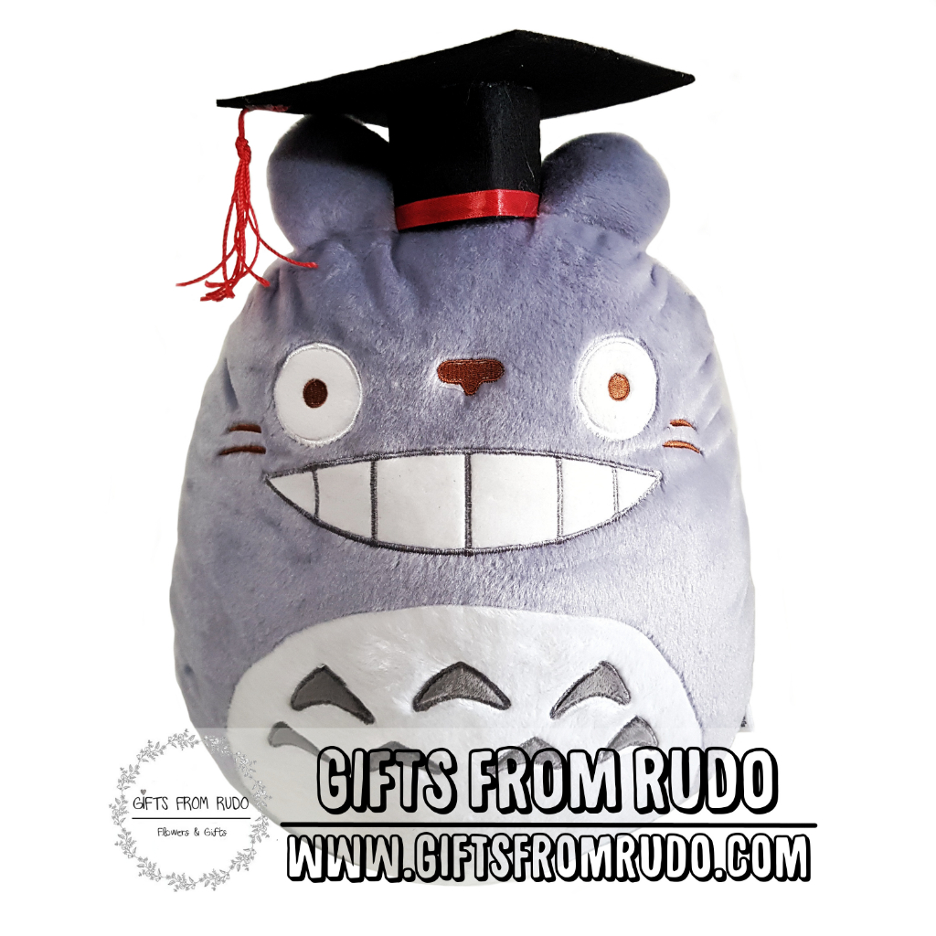 totoro graduation plush