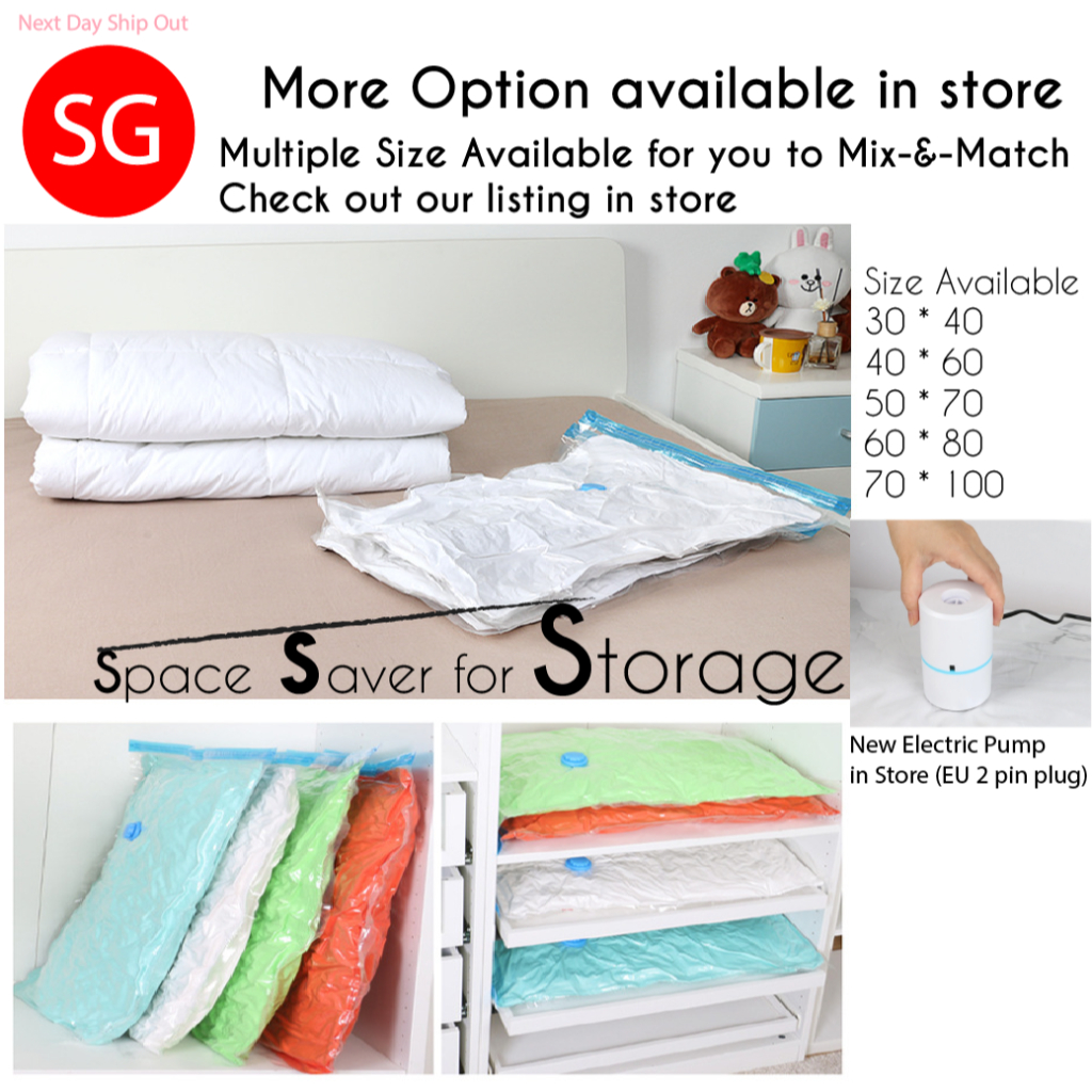 3pcs SPACE MAX-Premium Vacuum Storage Bags Vacuum compression bag