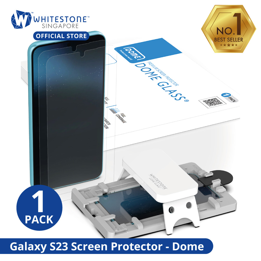 Whitestone Dome Two Pack Tempered Glass Screen Protectors with UV Lamp - for Google Pixel 8 Pro