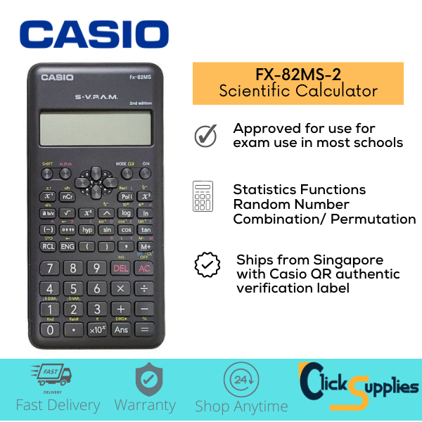 Calculadora casio fx 82ms best sale 2nd edition