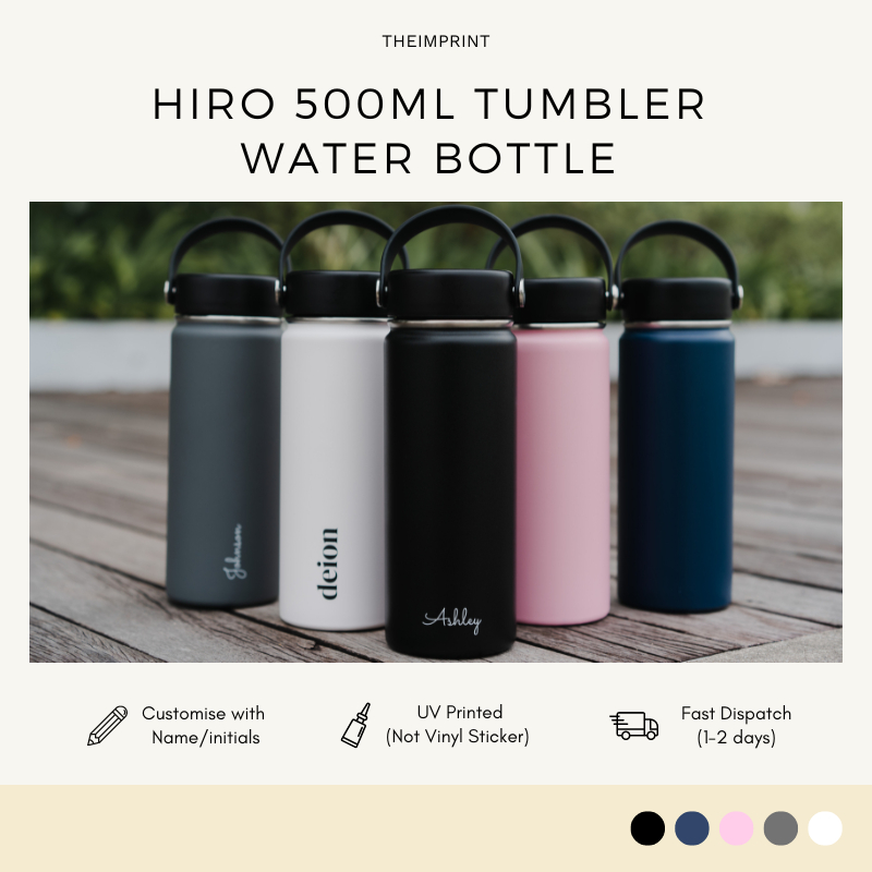 Customise Water Bottle Hanzu 500ml Thermal Stainless Steel Tumbler