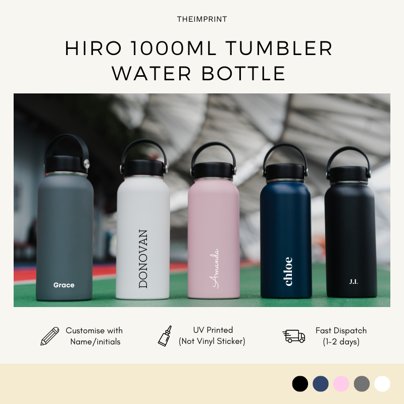 Customise Water Bottle Hanzu 500ml Thermal Stainless Steel Tumbler