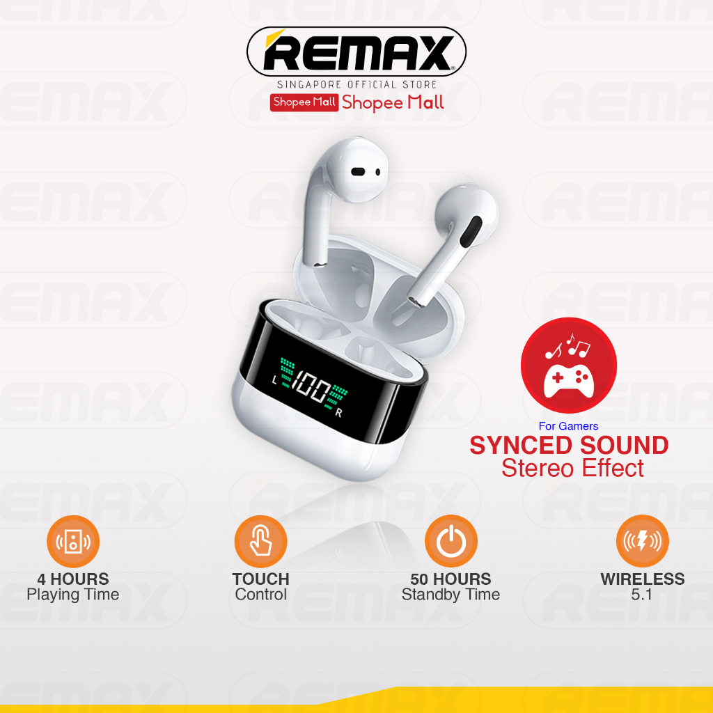 Remax Audio TWS 10 Dynamic Mini HIFI Metal Bluetooth Stereo