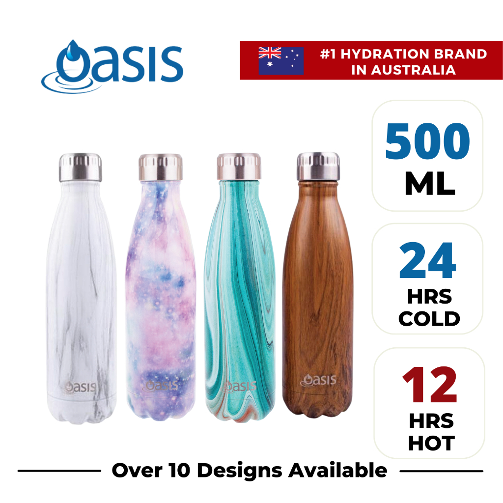 Oasis Stainless Steel Insulated Water Bottle 500ML (Pattern) (1