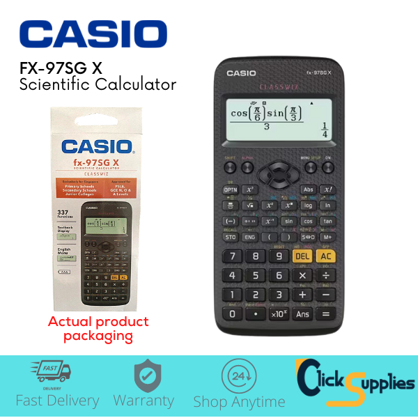 Casio Scientific FX97SGX FX 97SG X Scientific Calculator Shopee