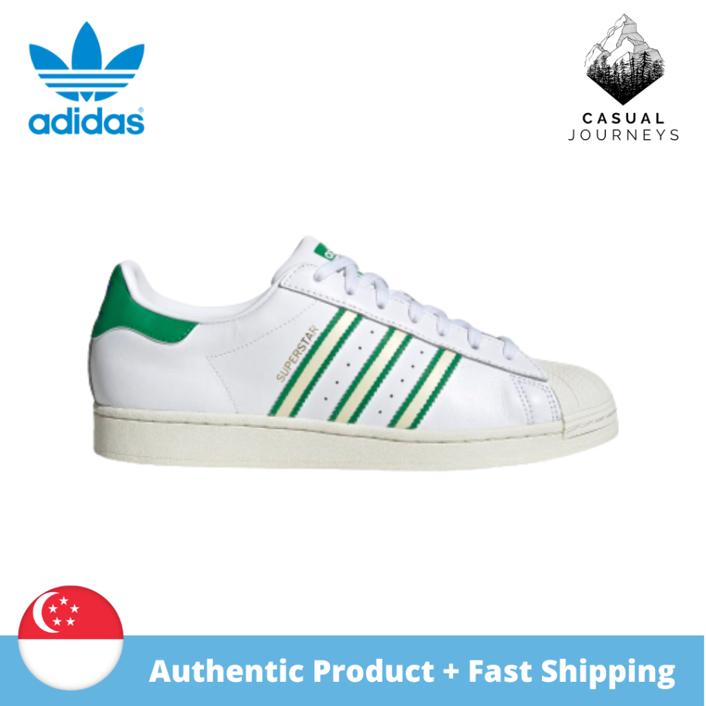 White 2025 adidas green