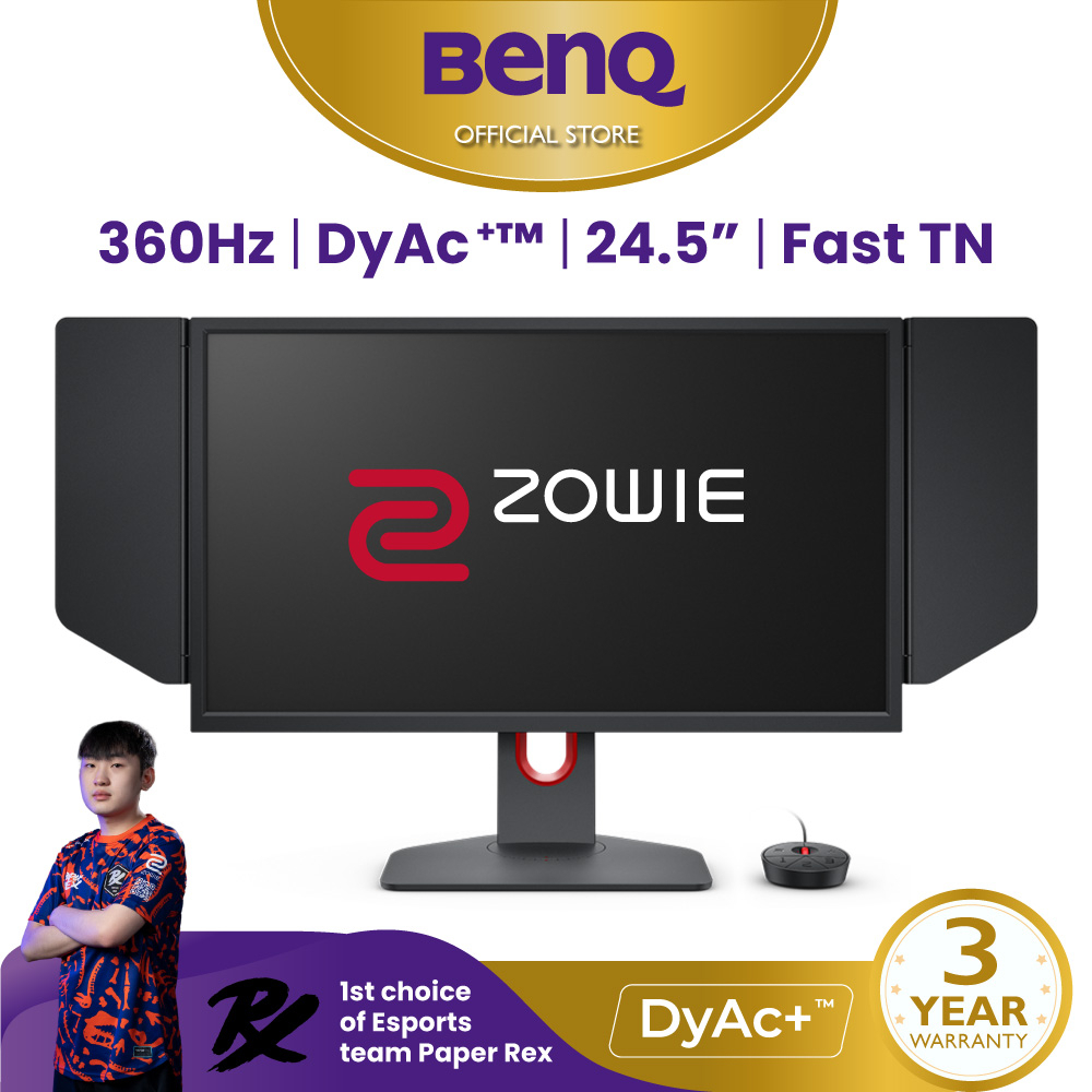 BenQ ZOWIE XL2566K 24.5 Gaming Monitor 360Hz 0.5ms DyAc+™ eSports FPS  FreeSync