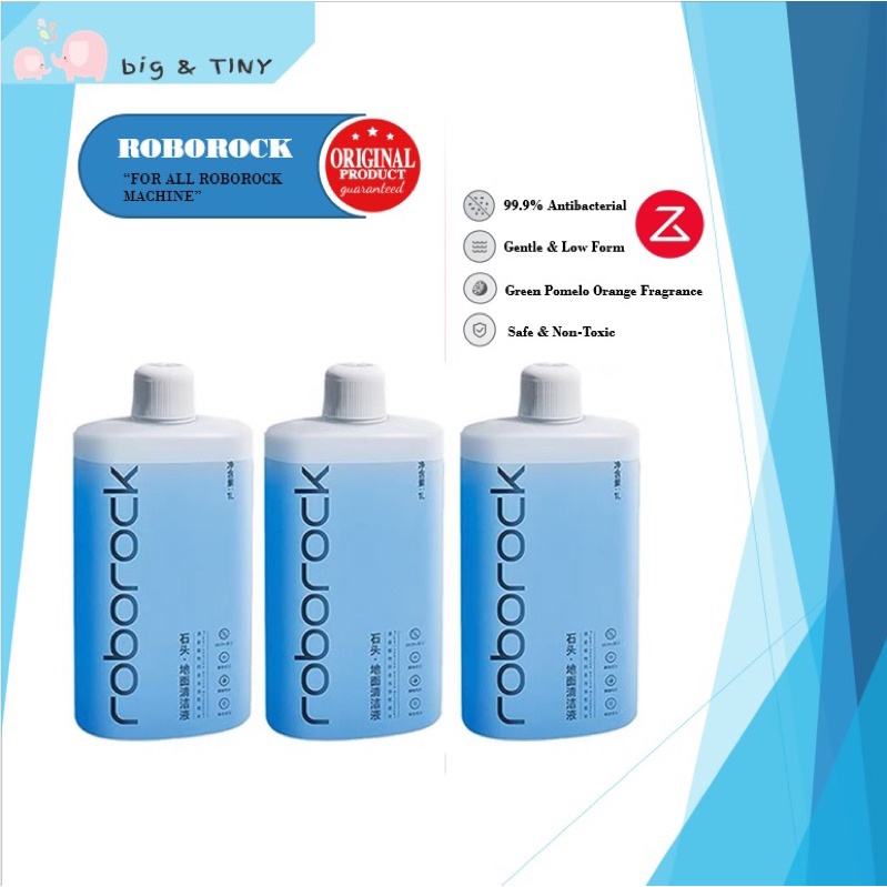 Original Roborock Cleaning Liquid Solution Detergent 1L For All