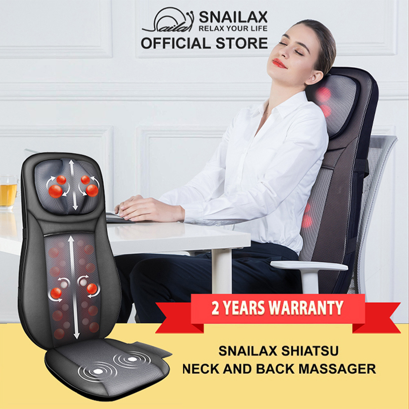 Snailax cordless discount shiatsu back massager