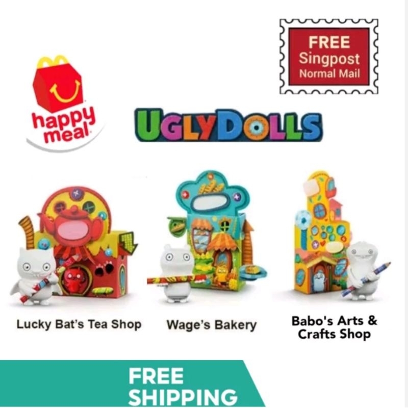 Ugly dolls cheap mcdonalds happy meal