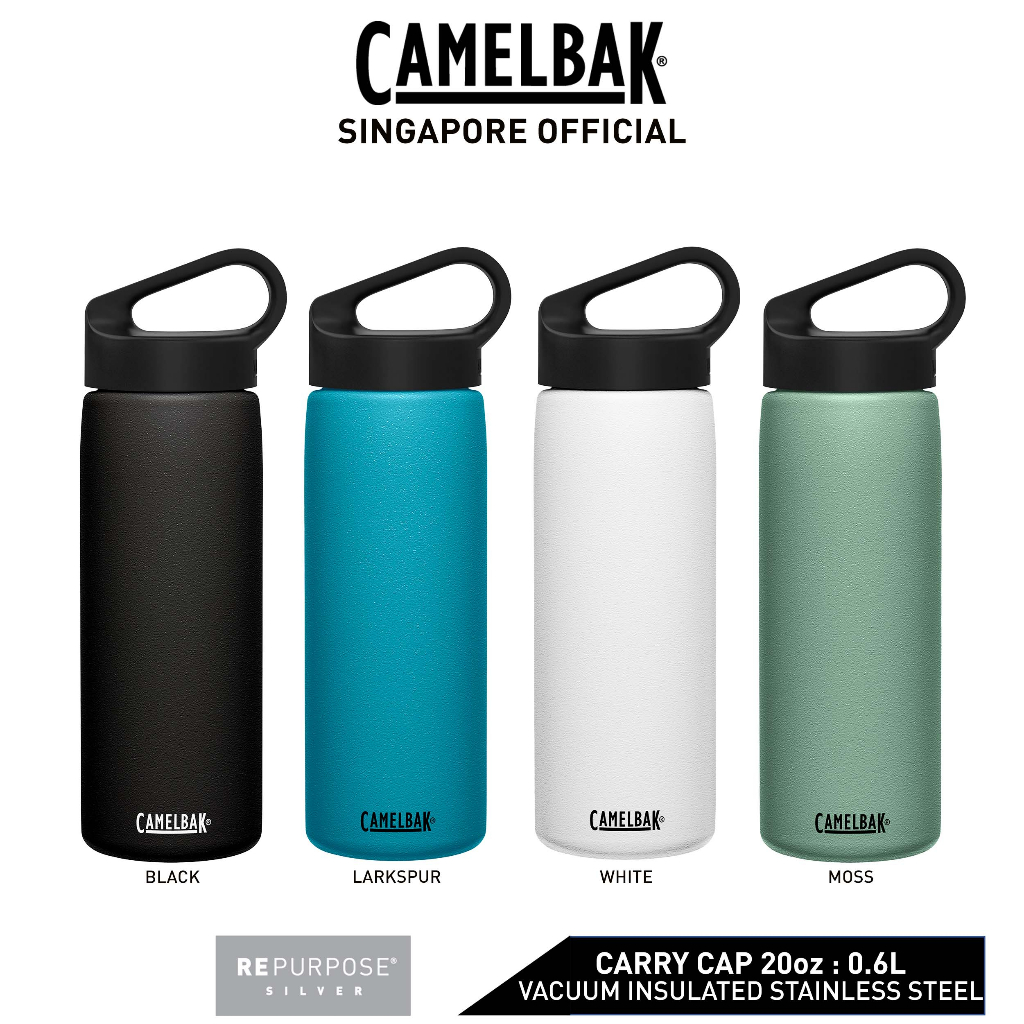 CamelBak Carry Cap 32 oz Bottle, Insulated Stainless Steel, Larkspur