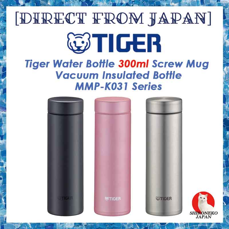 Tiger Thermos, Water Bottle, 600ml, Screw, Mug Bottle, Stainless