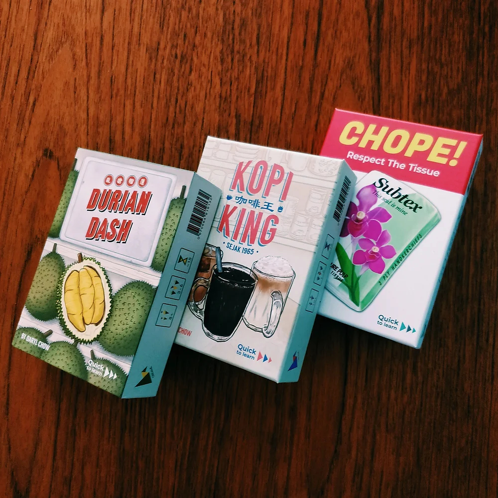 Fun Singaporean Card Games: The Singaporean Dream: The New Normal, Kopi King,  Chope, Hawker Wars | Shopee Singapore