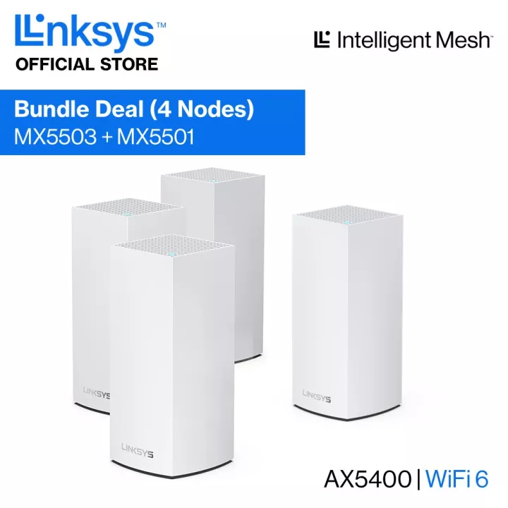MX5503 - Dual-Band AX5400 Mesh WiFi 6 System 3-Pack