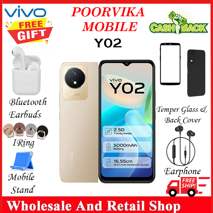 Vivo Y02 (2+32G) Mobile - Cosmic Grey 