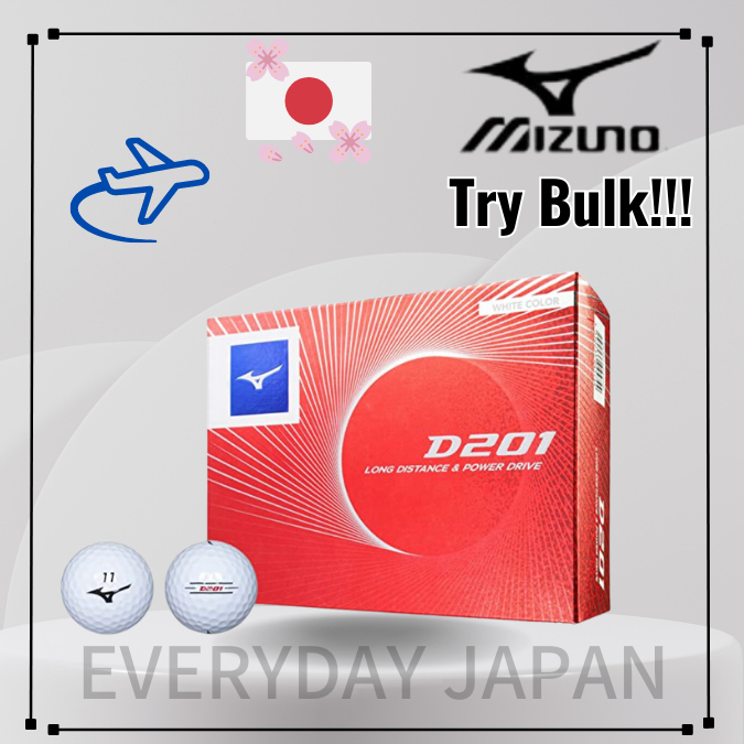 MIZUNO D201 White D201 1 Dozen 12 Golf Balls Direct from Japan Shopee Singapore