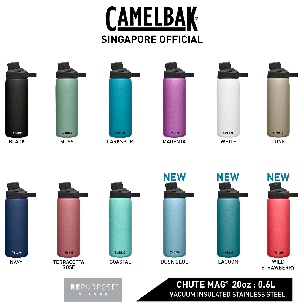 CamelBak 25oz Chute Mag Vacuum Insulated Stainless Steel Water Bottle - Dusk Blue