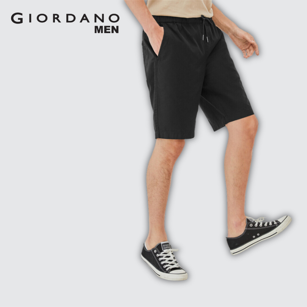 Mens cotton drawstring on sale shorts