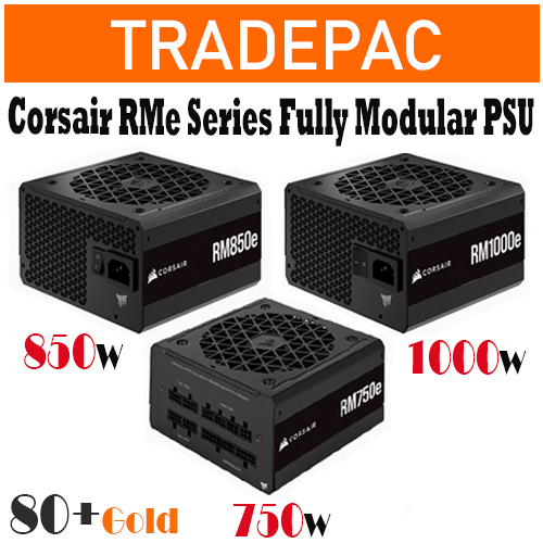 Corsair RMe Series Fully Modular Low-Noise ATX Power Supply PSU - RM1000e, RM850e