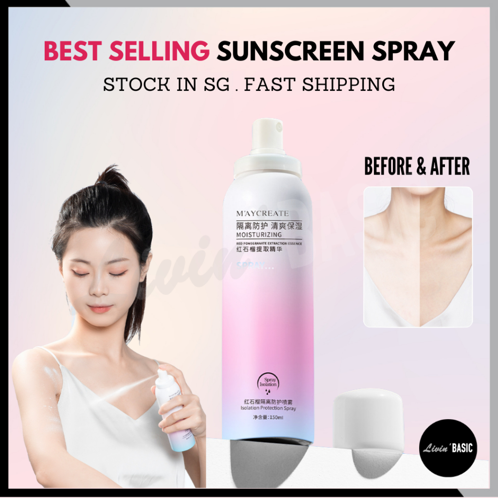 SG Stock MayCreate Sunscreen Lotion Whitening Skin SPF PA Sun