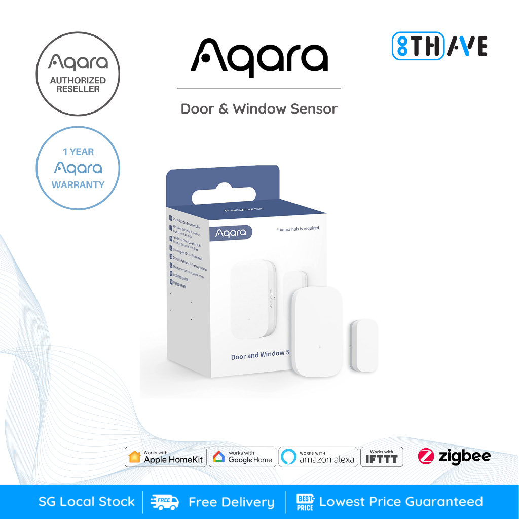 Aqara Sensor T1, Door & Window, Vibration, Water Leak, Temperature &  Humidity, 2 Years Aqara Warranty, SG Local