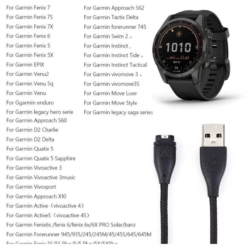 Garmin forerunner 245 charging on sale cable