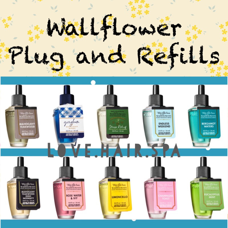 Bath & Body Works Wallflower Refill, Mahogany Teakwood, Air Fresheners, Household