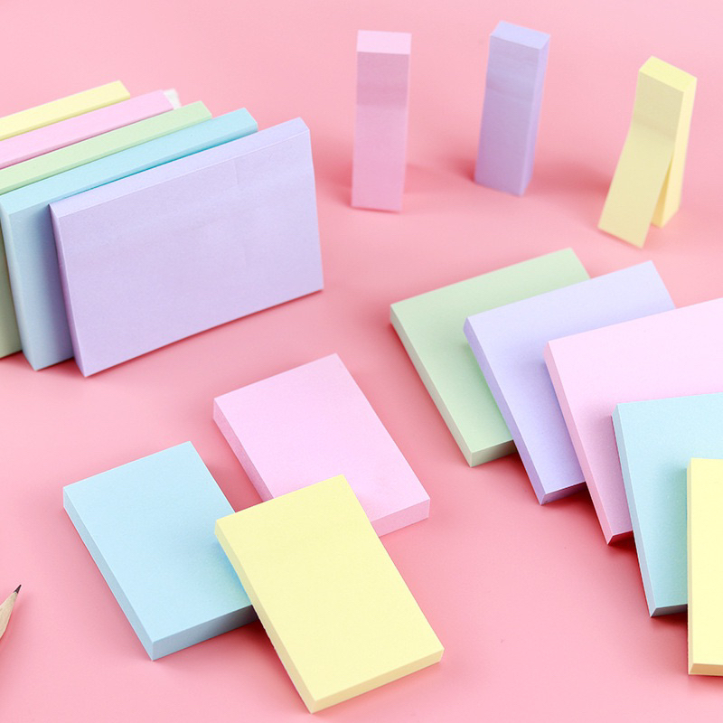 Sticky Notes bright Colors Self stick Pads Easy To Post For - Temu