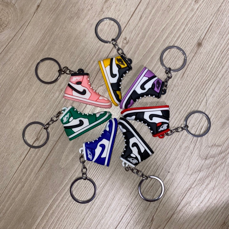 Mini jordan shoe outlet keychain