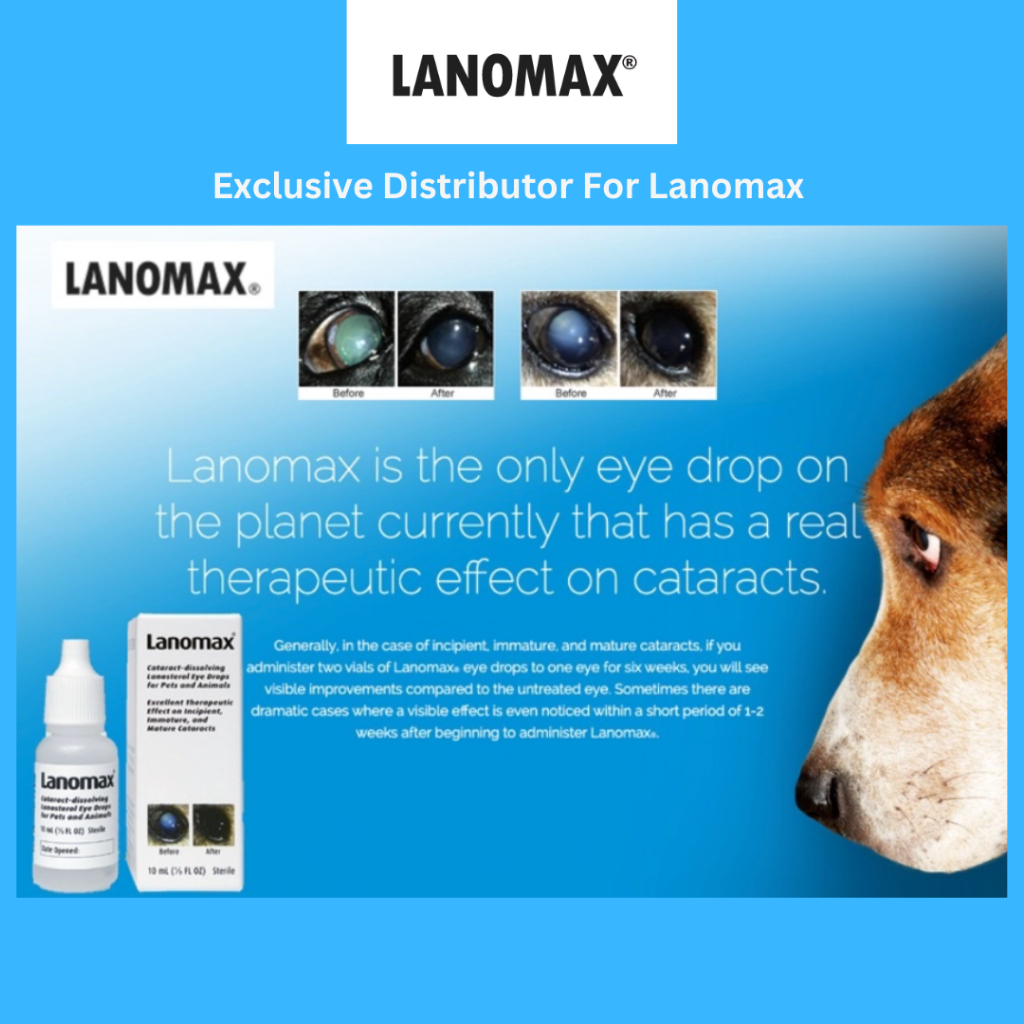Vets Recommend Lanomax 10ml Cataract Dissolving Lanosteral Eye