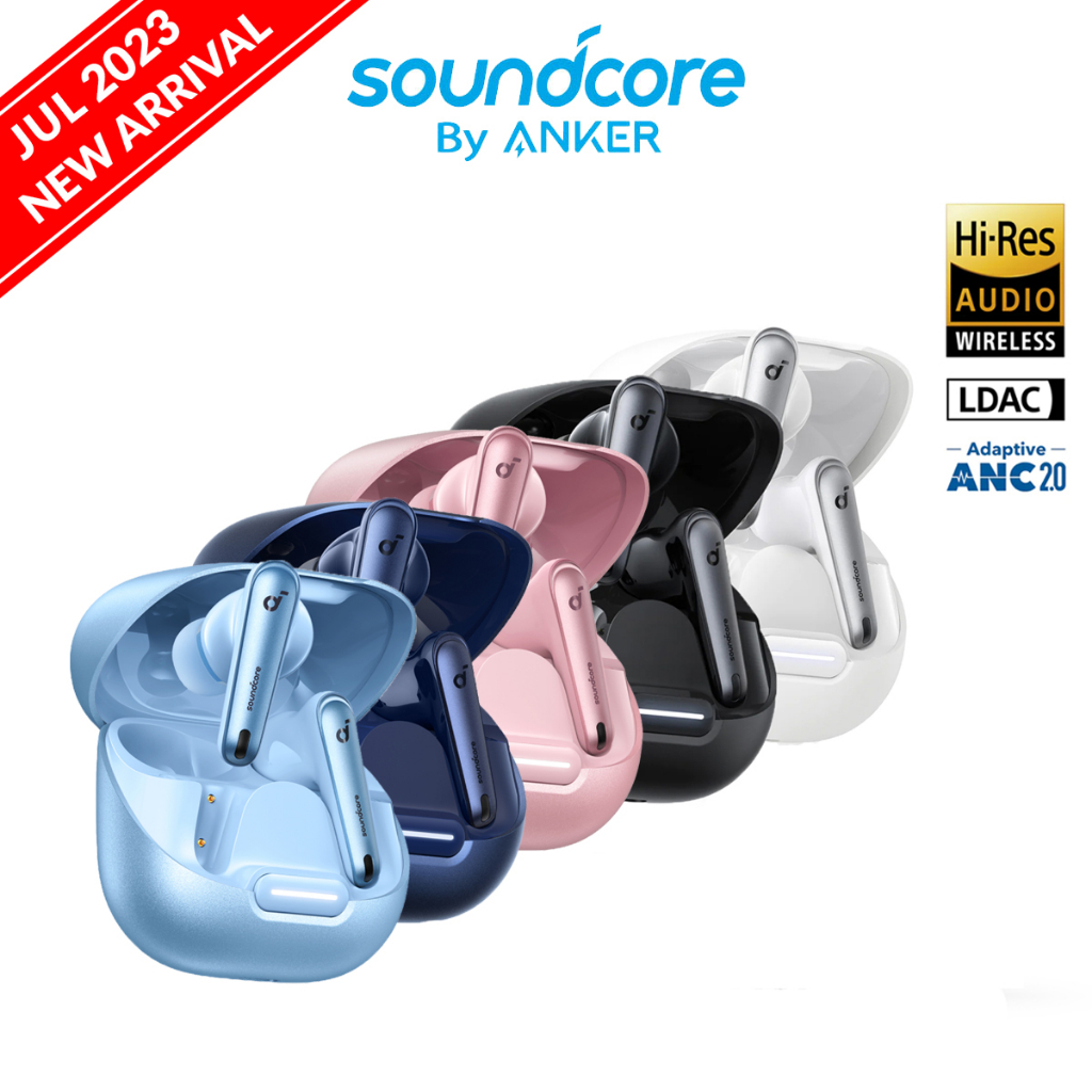 Soundcore by Anker Liberty 4 NC Wireless Noise Cancelling Earbuds TWS True  Wireless LDAC Hi-Res Noise Cancelling Earphones