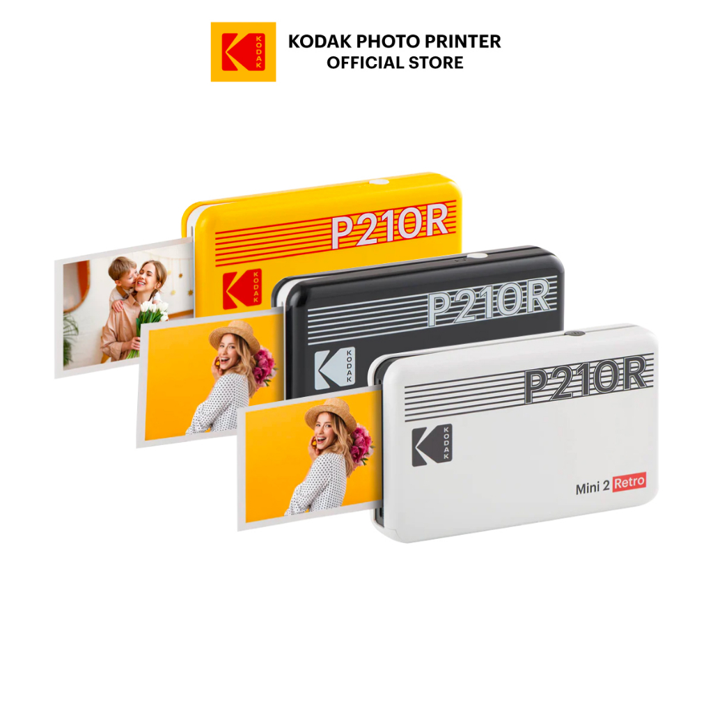 Kodak Mini 2 Retro Portable Photo Printer card | Shopee