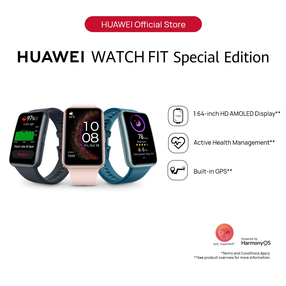 HUAWEI WATCH FIT Special Edition Smartwatch 1.64 inch HD AMOLED