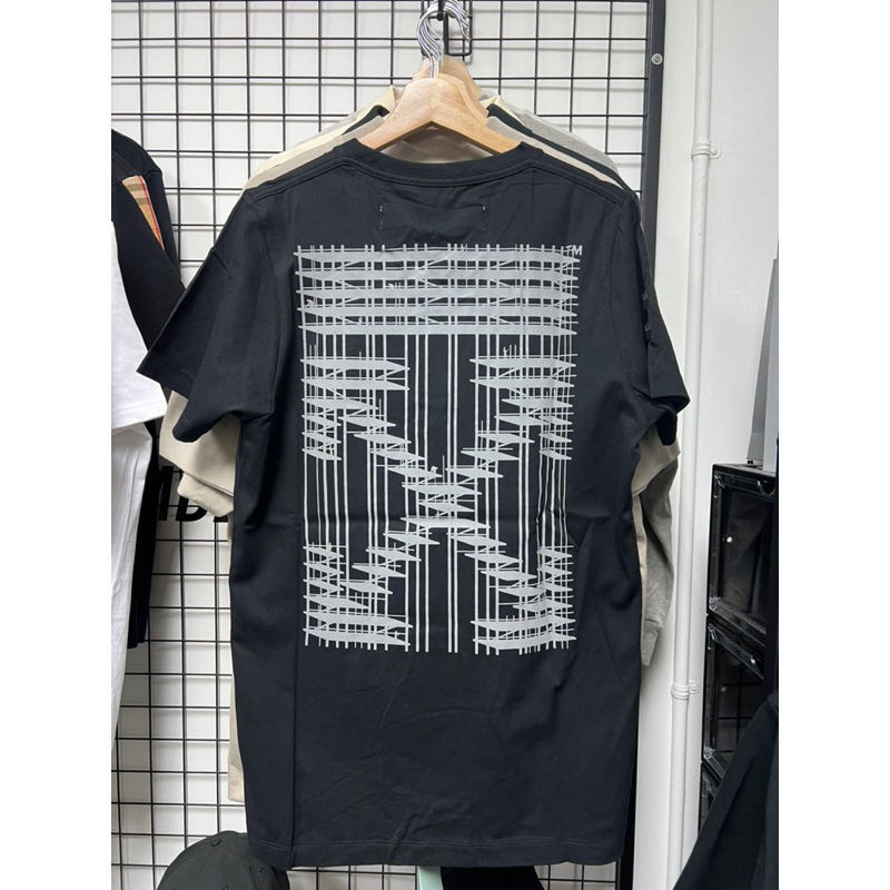 off white reflective tee