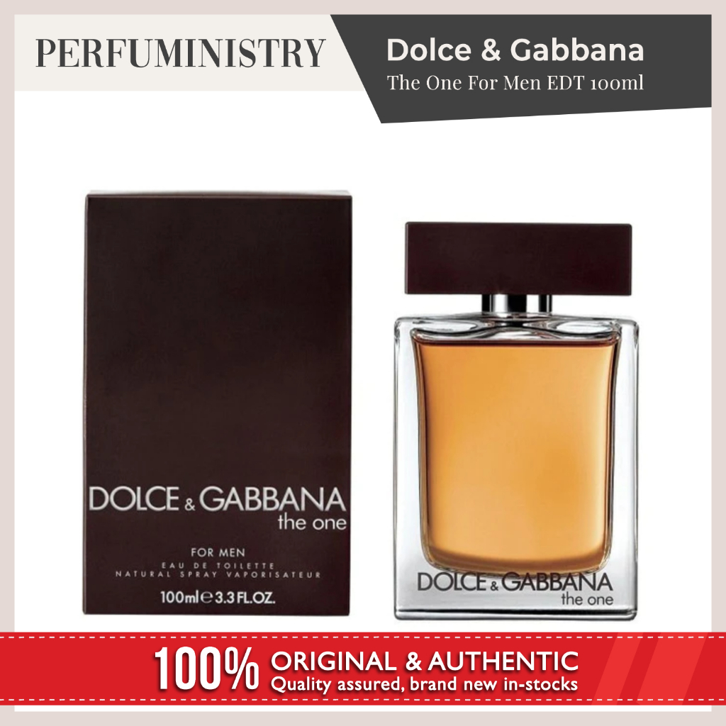 perfuministry DOLCE GABBANA THE ONE POUR HOMME EDT FOR MEN TESTER PERFUME FRAGRANCE Shopee Singapore