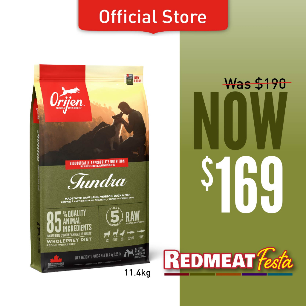 Orijen tundra outlet dry dog food