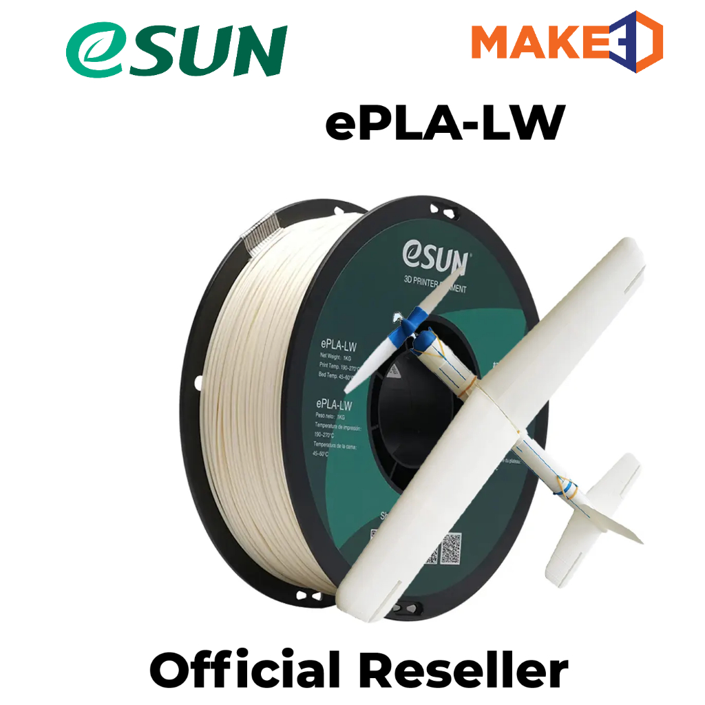 ePLA-LW Light Weight PLA Filament eSUN 3D Printer Filament