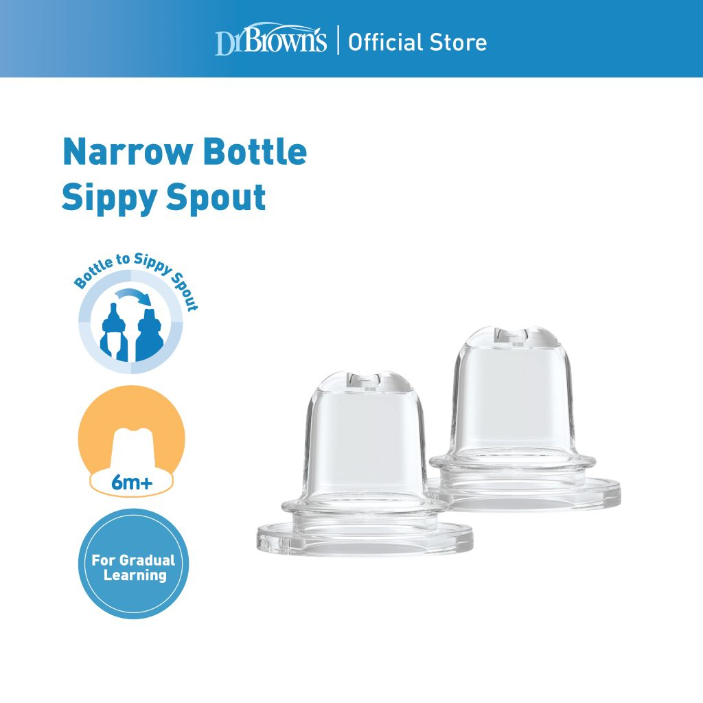 Dr. Brown's® Milestones™ Narrow Sippy Bottle, 8oz/250mL, 6m+