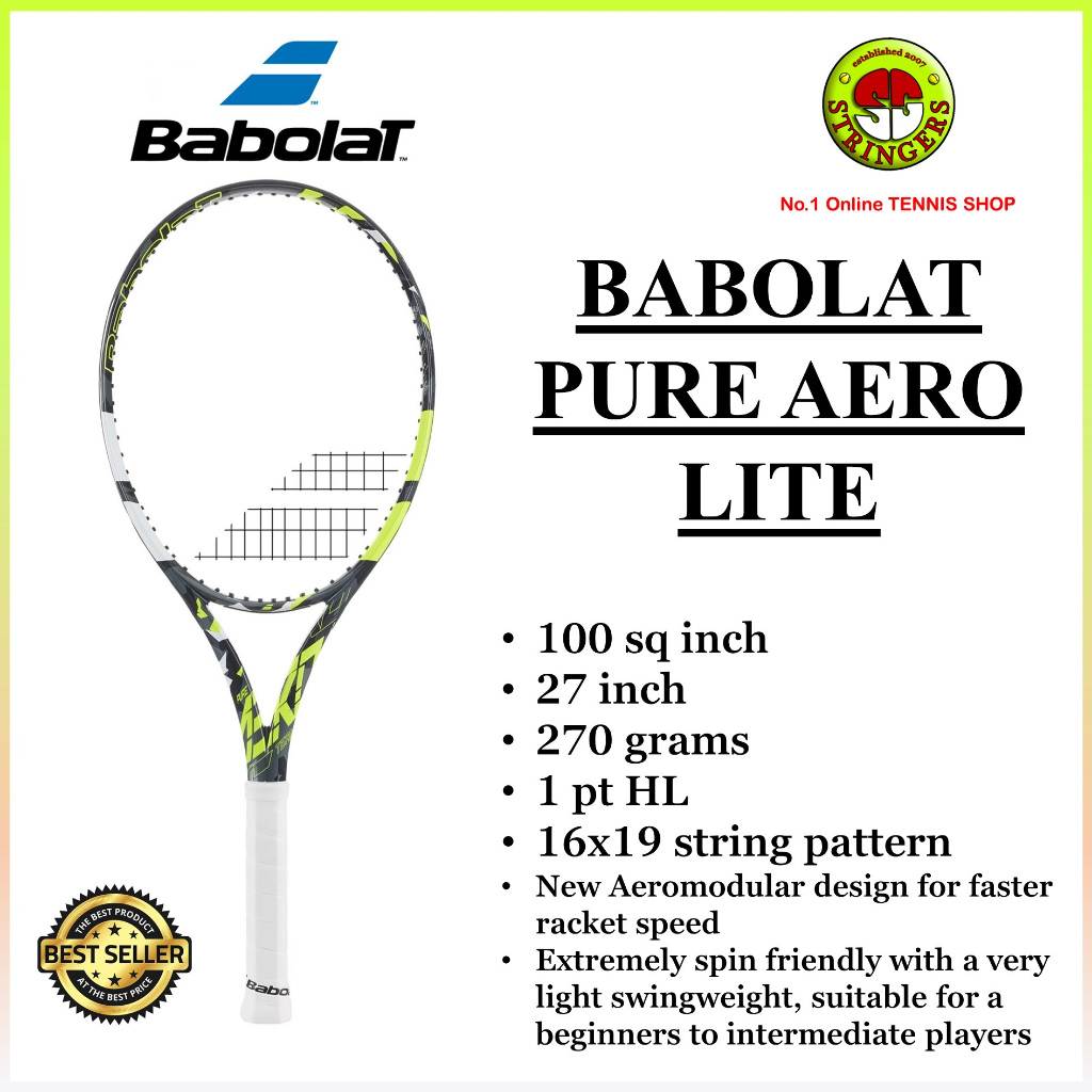 Babolat Pure Aero Lite Tennis Racket Shopee Singapore