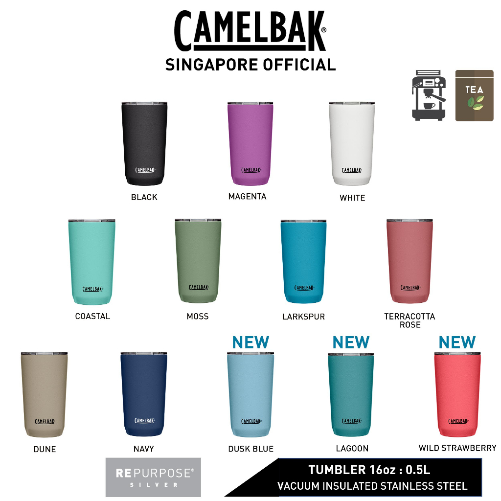 CamelBak Horizon 20 oz Tumbler, Insulated Stainless Steel Coastal