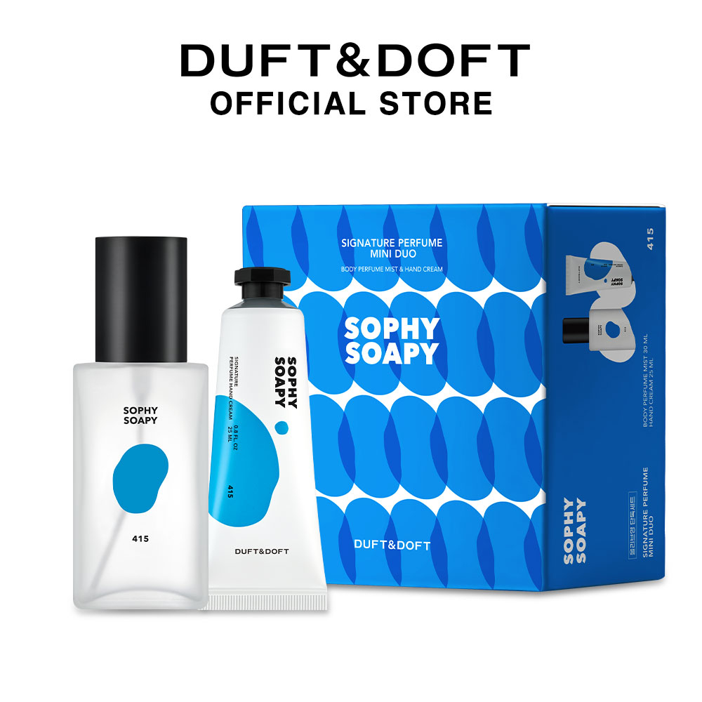 DUFT&DOFT Signature Perfume Shopy Soapy Duo Set (Hand Cream 25ml +