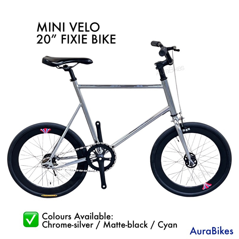 Mini Velo Fixie Bicycle Fixed Gear Hybrid Bike Shopee Singapore