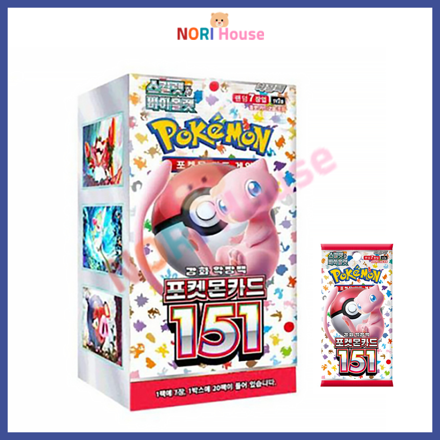 Pokemon Card 151 2023 New Scarlet & Violet Expansion Pack 151 1Box