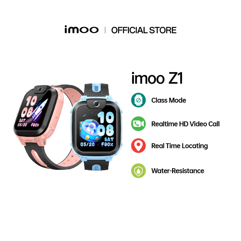 imoo Watch Phone Z1 Kids Smart Watch, 4G Kids Smartwatch Phone with  Long-Lasting Video & Phone Call, Kids GPS Watch with Real-time Locating &  IPX8