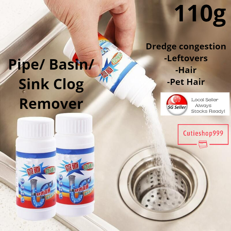 20g/60g/110g Cleaner Powerful Sink Drain Cleaner Portable Powder