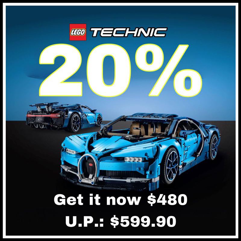 Lego best sale bugatti discount