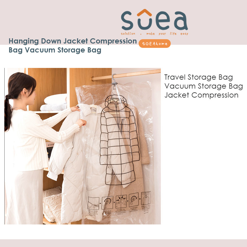 Hanging Down Jacket Compression Bag Vacuum Storage Bag Set Cotton Quilt Bag Clothes Storage Bag Travel Storage Bag Shopee Singapore