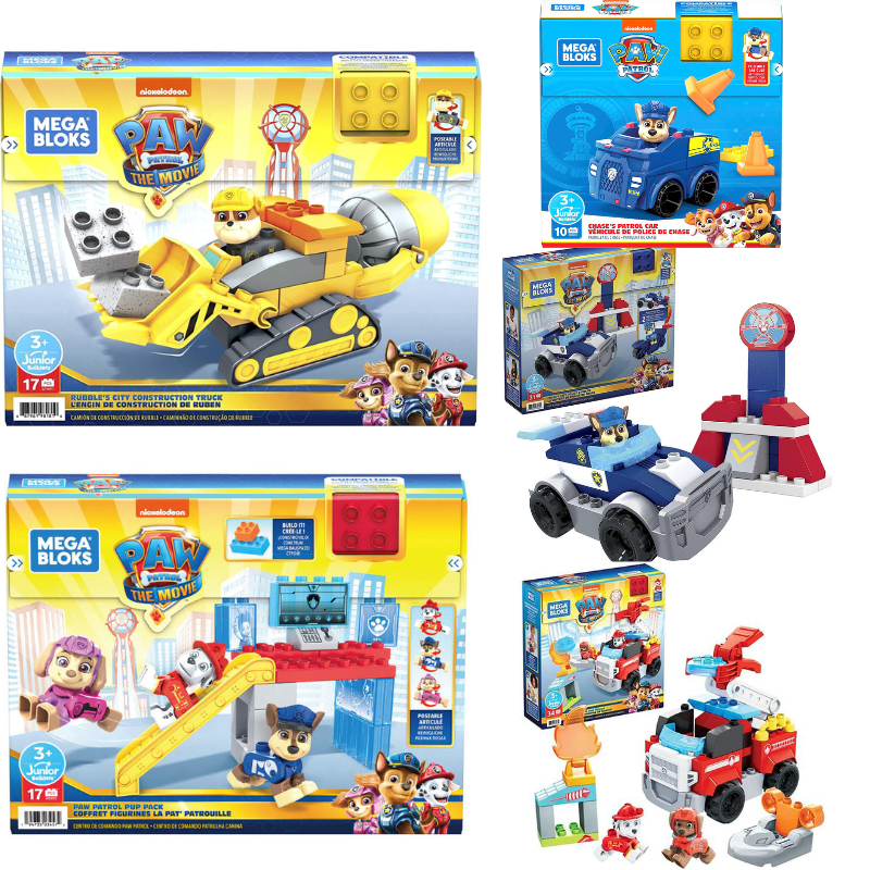 Paw patrol hotsell mega bloks truck