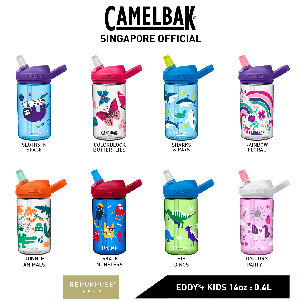 CamelBak Eddy BPA Free Water Bottle Green 750ml -no straw